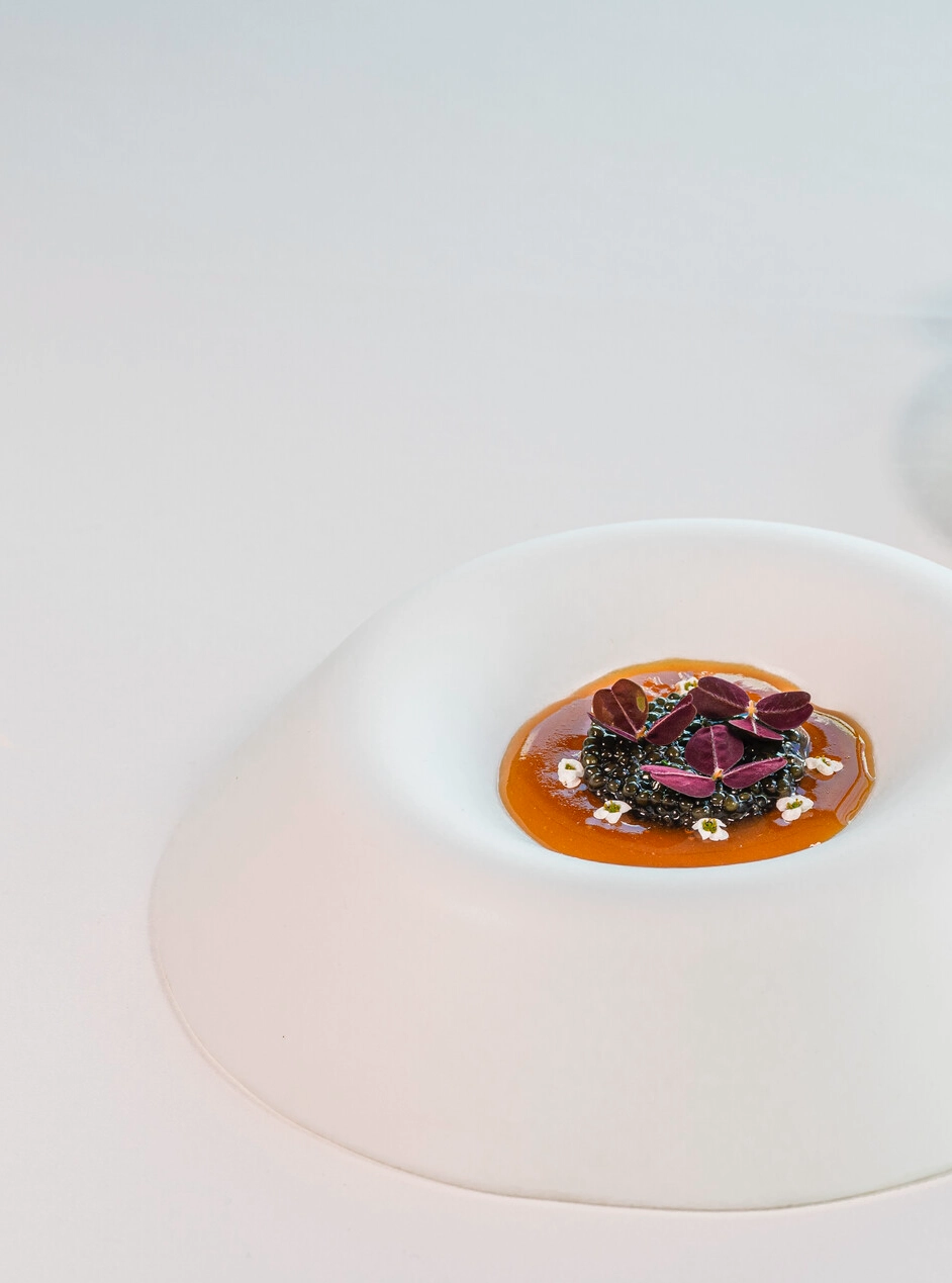 Dish from the Fifty Seconds Restaurant Tasting Menu